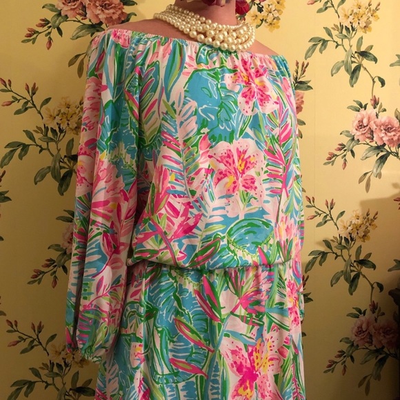 🍃🌸 Lilly Pulitzer Romper Sz X-Large 🌸🍃